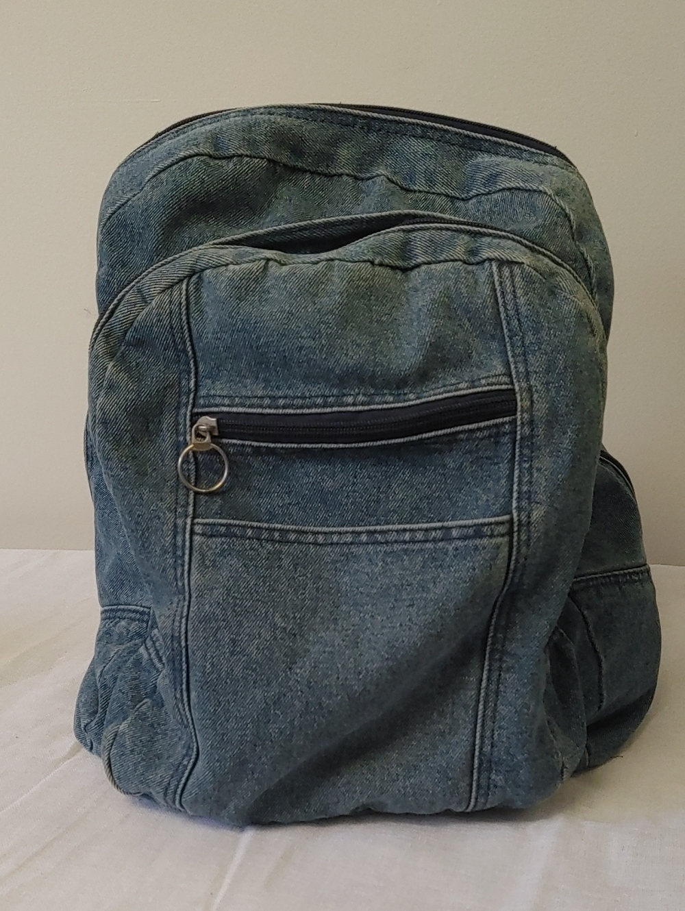 Blue Denim Men's Backpack